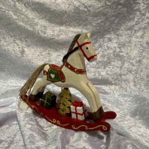 Kleines Schaukelpferd aus Holz