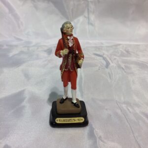 Mozart Stehfigur Schwarz (ca. 9,5 cm)